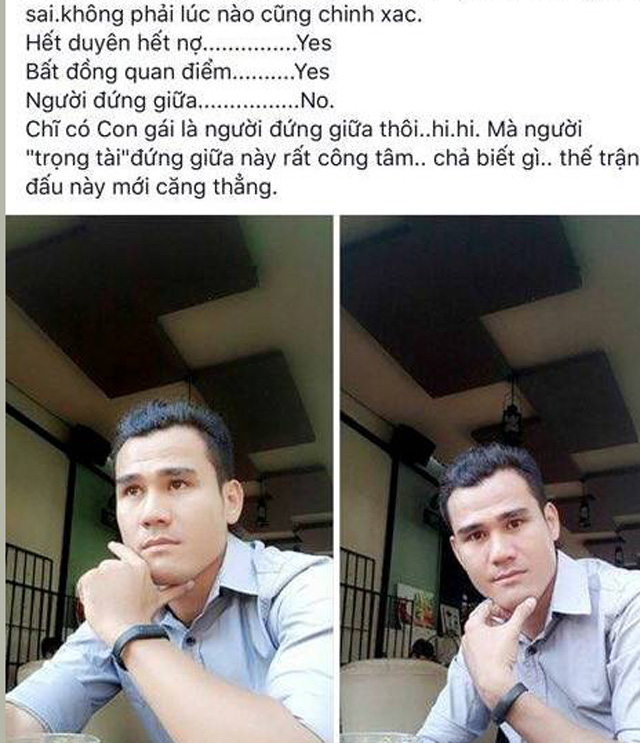 Phan Thanh B&igrave;nh viết tr&ecirc;n trang c&aacute; nh&acirc;n