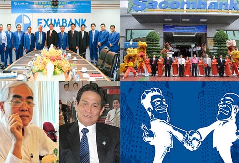 EIB, Eximbank, Sacombank, th&acirc;u t&oacute;m, mua b&aacute;n, thỏa thuận, cổ phiếu quỹ