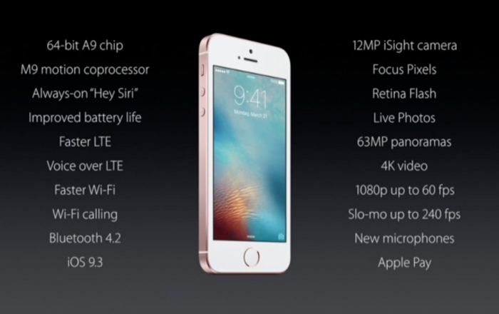 Cận cảnh iPhone SE