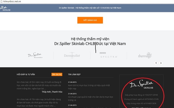Giật m&igrave;nh: 3 thẩm mỹ viện &ldquo;x&agrave;i&rdquo; chung 1 giấy ph&eacute;p!