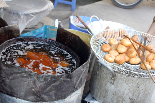 tái sử dụng mỡ rán