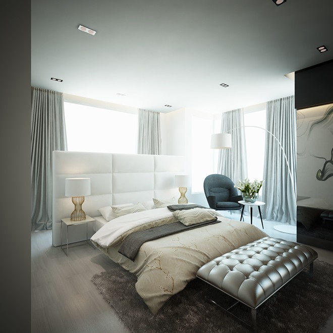 Ph&ograve;ng ngủ sang trọng trong tổ ấm của C&ocirc;ng Vinh  Thủy Ti&ecirc;n