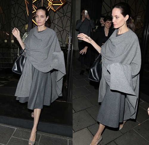 Angelina Jolie đến nhà hàng dùng bữa theo lời mời dùng bữa với cựu Ngoại trưởng Anh – William Hague.