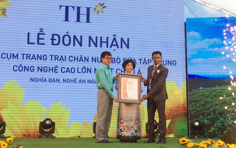 Th tru milk nhận kỷ lục ch&acirc;u &aacute;