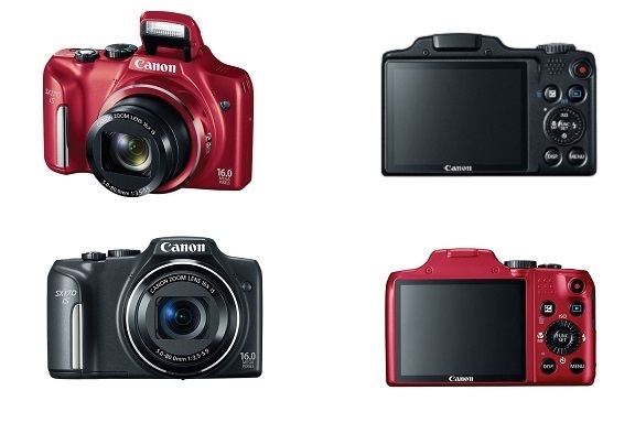 2 mẫu m&aacute;y ảnh Canon gi&aacute; rẻ Power shot SX170