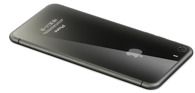 Concept iPhone 2 mặt kính. Ảnh: Nowhere. Concept iPhone 2 mặt kính. Ảnh: Nowhere.