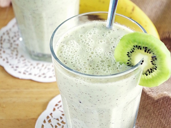 C&aacute;ch l&agrave;m sinh tố kiwi chuối