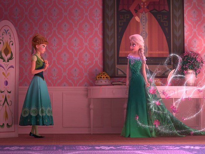 H&igrave;nh ảnh đầu ti&ecirc;n trong 'Frozen Fever'