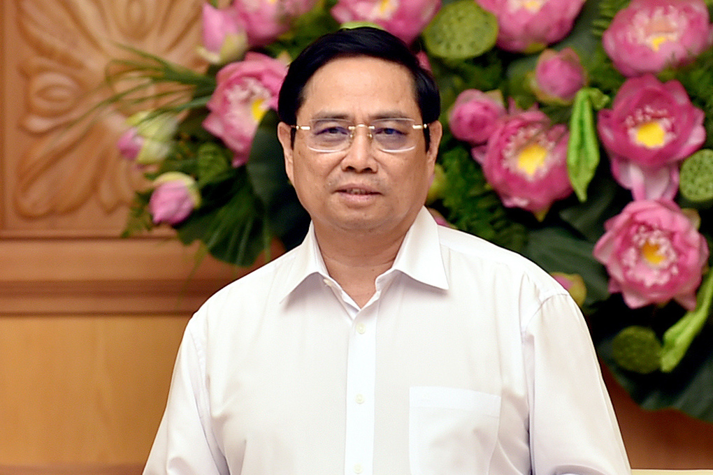 Thủ tướng trong buổi gặp mặt với c&aacute;c nh&agrave; khoa học trong lĩnh vực y tế chiều 1/9. Ảnh: Nhật Bắc  