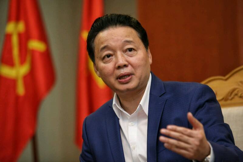 Bộ trưởng Bộ  TN-MT Trần Hồng H&agrave;. Ảnh: Vietnamnet 