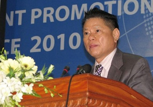 &Ocirc;ng Ho&agrave;ng Kiều tại Hội nghị x&uacute;c tiền đầu tư tỉnh Tiền Giang 2010.