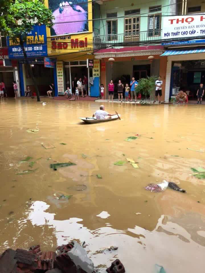 Yên Bái là một trong những địa phương thiệt hại nặng nề do ảnh hưởng của bão số 3. Ảnh Facebook Yên Bái 24H