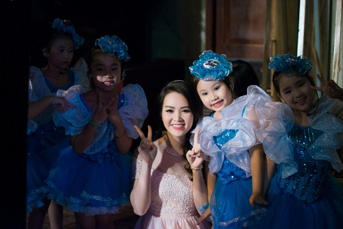 Á hậu rất vui khi tham dự chương trình ý nghĩa này