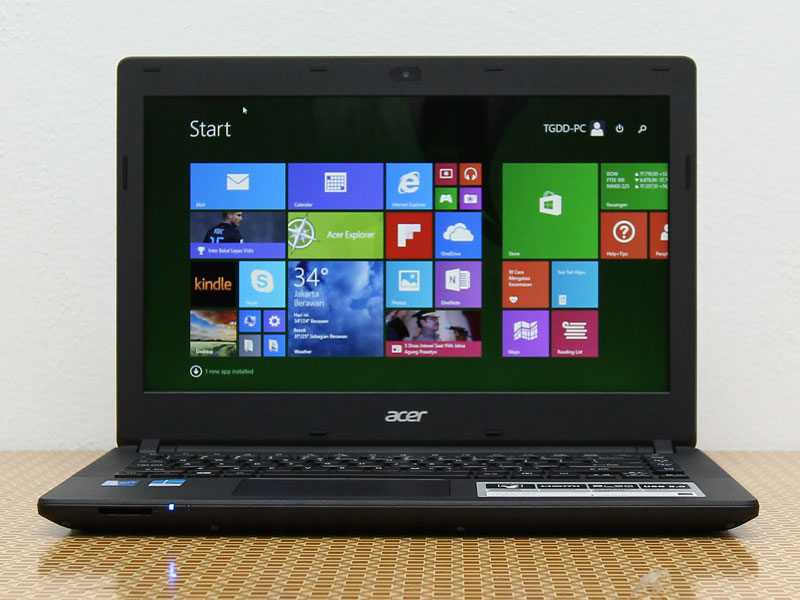 Laptop gi&aacute; rẻ Acer Aspire ấn tượng với thiết kế nhỏ gọn