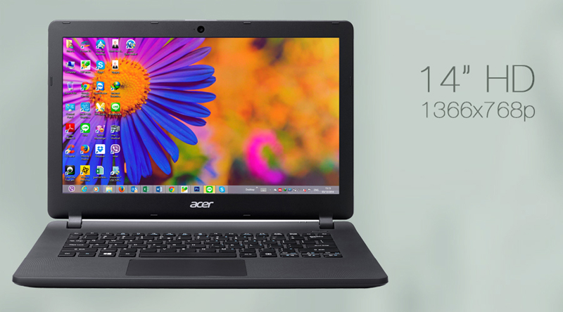 Acer Aspire ES1 411 N3540 ấn tượng trong top laptop gi&aacute; rẻ nhỏ gọn nhất