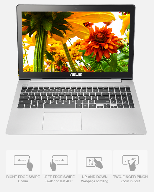 Laptop gi&aacute; rẻ Asus K551LN sở hữu m&agrave;n h&igrave;nh sắc n&eacute;t ấn tượng 