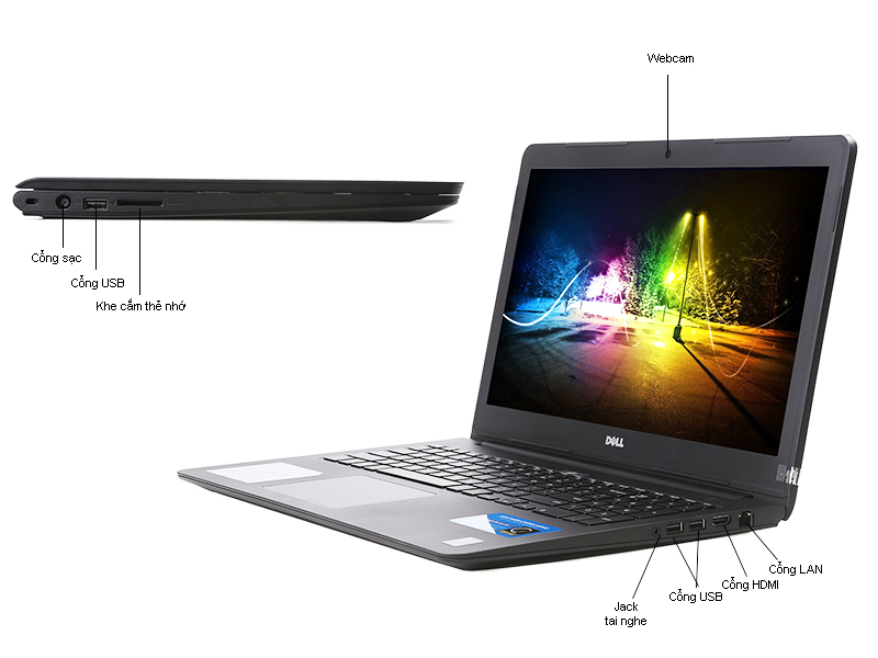 Laptop gi&aacute; rẻ Dell rực rỡ trong từng h&igrave;nh ảnh