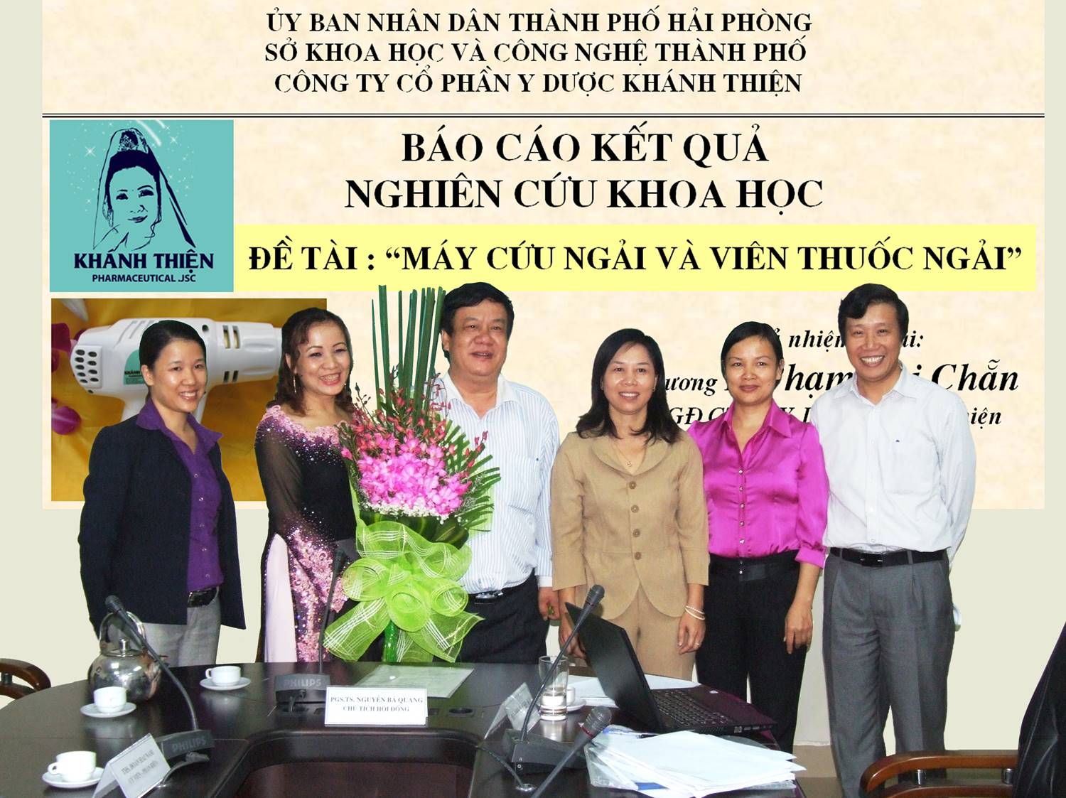 Kết quả nghiên cứu khoa học máy cứu ngải và viên cứu ngải được đánh giá cao Kết quả nghiên cứu khoa học máy cứu ngải và viên cứu ngải được đánh giá cao