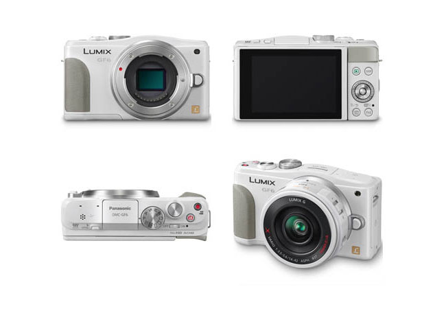 Sản phẩm Panasonic Lumix GF6 trắng
