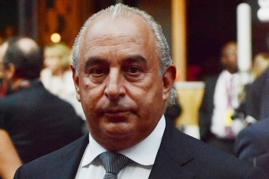 Philip Green- Một trong mười người gi&agrave;u nhất nước Anh