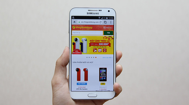 Smartphone gi&aacute; rẻ Samsung Galaxy E7 cấu h&igrave;nh mạnh ấn tượng đầu năm 2015