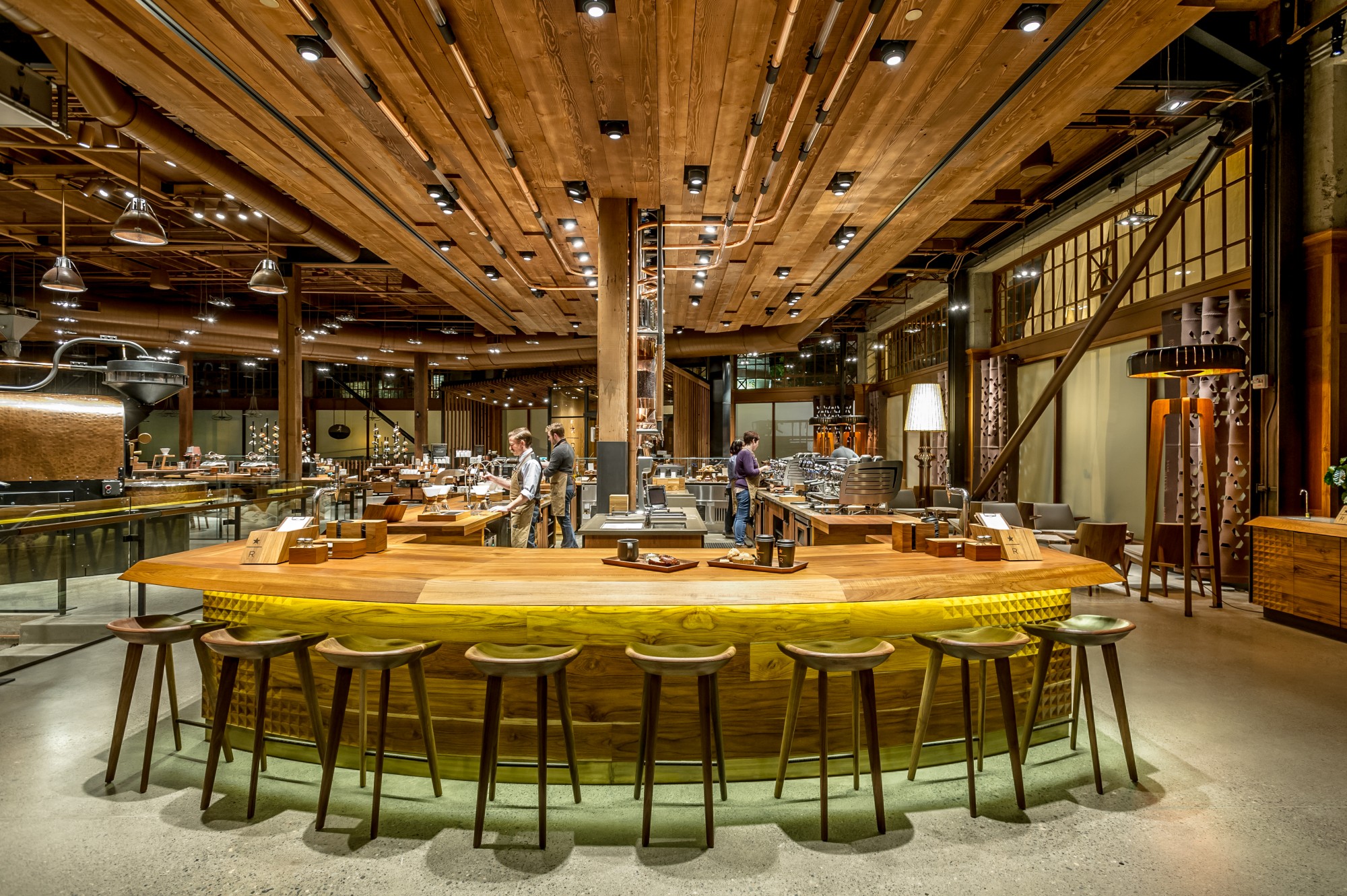 Một cửa h&agrave;ng Starbucks tại Seattle. Ảnh:Seattlement