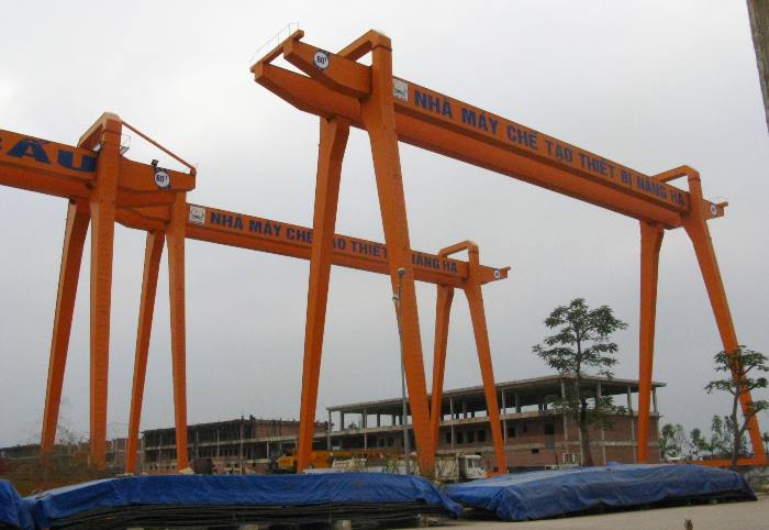 Sản phẩm thiết bị n&acirc;ng hạ của X&iacute; nghiệp cơ kh&iacute; Quang Trung.