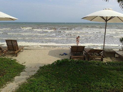 Biển Mũi N&eacute;, B&igrave;nh Thuận sau nhiều ng&agrave;y bị thủy triều đỏ 'tấn c&ocirc;ng'