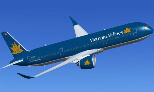 M&aacute;y bay Vietnam Airlines