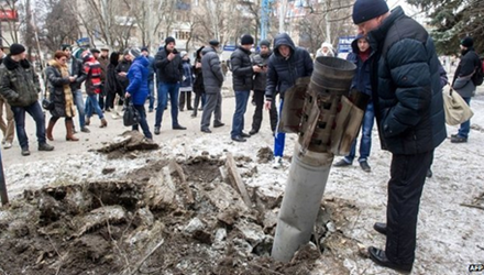T&ecirc;n lửa tiếp tục nổ ở thị trấn Kramatorsk, miền đ&ocirc;ng Ukraine