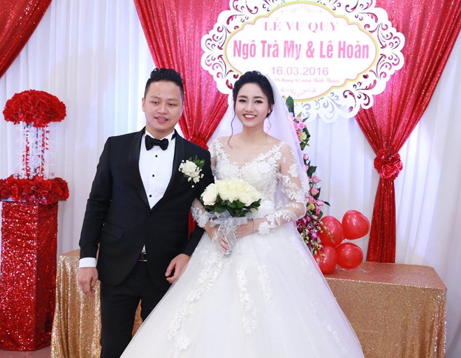 &Aacute; hậu Tr&agrave; My ch&iacute;nh thức l&agrave;m &lsquo;vợ người ta&rsquo;