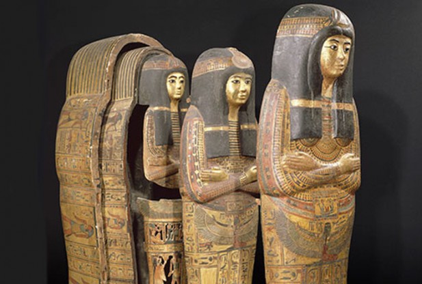 Một quan t&agrave;i nhiều lớp thuộc ng&ocirc;i đền Tamutnofret, được dự đo&aacute;n c&oacute; từ thời vua Ramses II (khoảng 1279-1213 trước c&ocirc;ng nguy&ecirc;n) 
