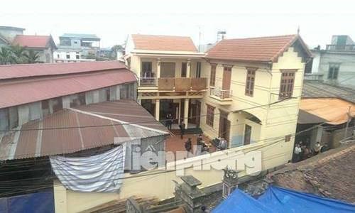 Ng&ocirc;i nh&agrave; nơi xảy ra vụ &aacute;n mạng ở Thạch Thất