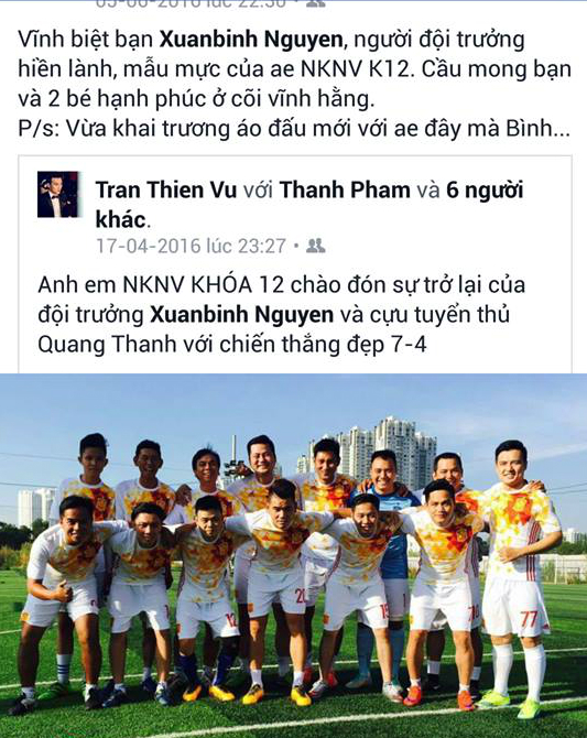 Bạn b&egrave; của anh B&igrave;nh chia sẻ nỗi đau tr&ecirc;n trang Facebook sau khi hay tin về vụ &aacute;n mạng ở An Giang