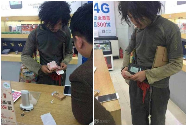 Anh ch&agrave;ng ăn m&agrave;y s&agrave;nh điệu bỏ ra 12.000 tệ để mua hai chiếc iPhone Plus
