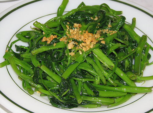Rau muống x&agrave;o tỏi