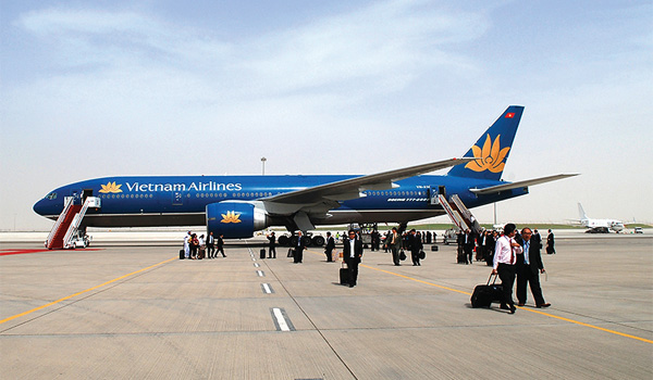 M&aacute;y bay Vietnam Airlines