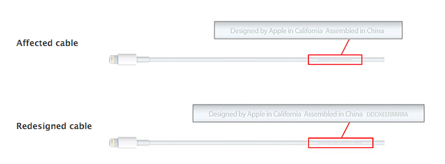 Những sợi c&aacute;p USB-C được Apple thu hồi lần n&agrave;y để d&ugrave;ng với MacBook 12 inch