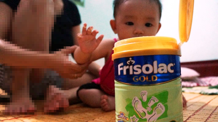nổi mẩn v&igrave; sữa frisolac gold