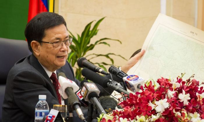 Bộ trưởng phụ tr&aacute;ch c&ocirc;ng t&aacute;c bi&ecirc;n giới Campuchia 