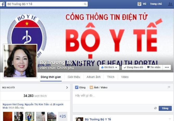 Bộ trưởng Bộ Y tế