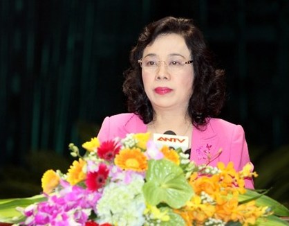 B&agrave; Ng&ocirc; Thị Thanh Hằng  - ph&oacute; b&iacute; thư H&agrave; Nội