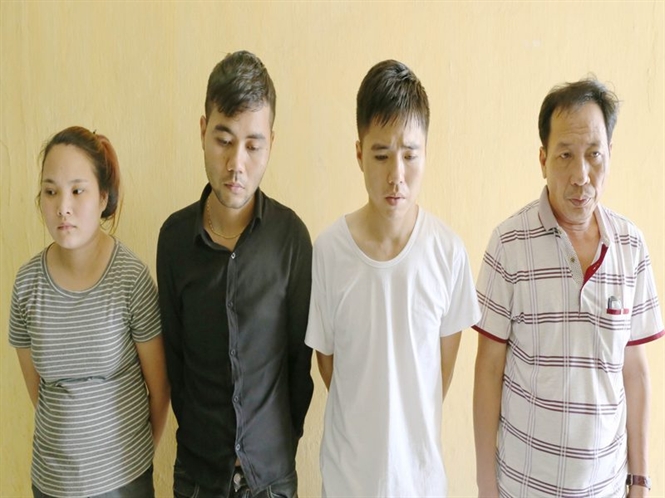 ''Nữ qu&aacute;'' L&ecirc; Thị Thanh Đảm c&ugrave;ng đồng bọn