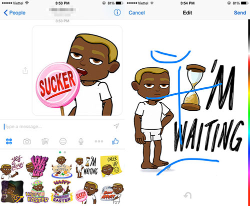 B&agrave;n ph&iacute;m ảo Bitmoji Keyboard cho ph&eacute;p tự tạo biểu tượng cảm x&uacute;c