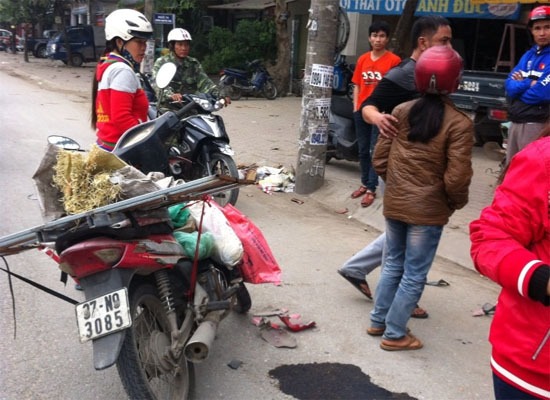 Hiện trường vụ tai nạn giao thông Hiện trường vụ tai nạn giao thông