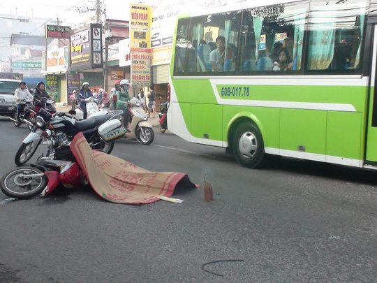 Hiện trường vụ tai nạn giao th&ocirc;ng khiến &ocirc;ng R&aacute;ng tử vong