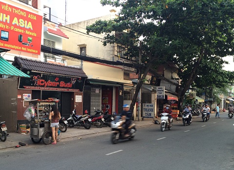 Khu vực xảy ra vụ tai nạn giao th&ocirc;ng