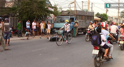 Hiện trường vụ tai nạn giao th&ocirc;ng