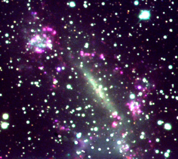 Thi&ecirc;n h&agrave; mới ph&aacute;t hiện gần với Milky Way nhất từ trước tới nay. Ảnh Sci-news