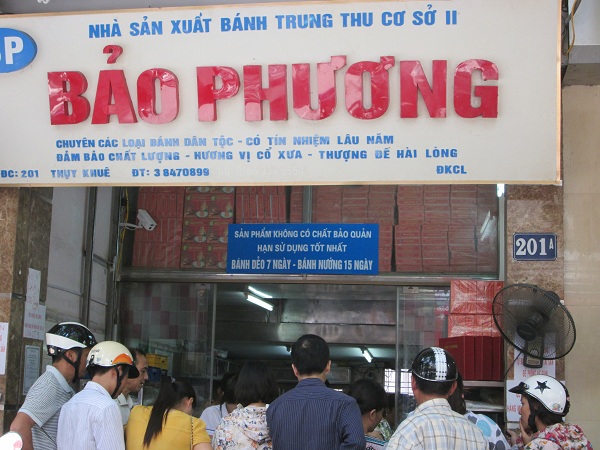 Cửa h&agrave;ng b&aacute;nh trung thu n&agrave;y khẳng định sản phẩm kh&ocirc;ng c&oacute; chất bảo quản